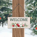 Noel Welcome Twine Hanging Sign-1