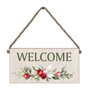 Noel Welcome Twine Hanging Sign-2