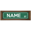 Custom Street Sign Wood Framed Sign-1
