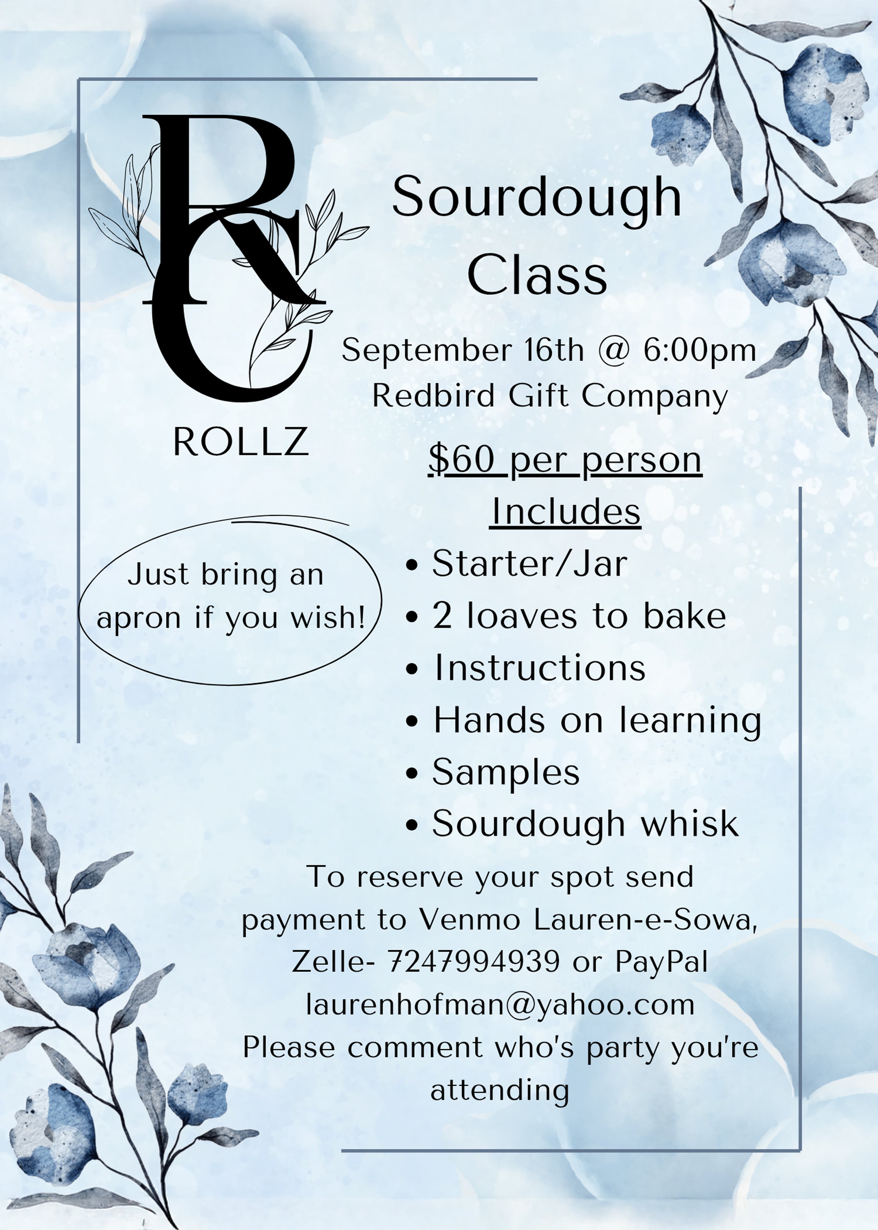 Sour Dough Class