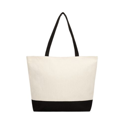 Branded Linen Tote Bag