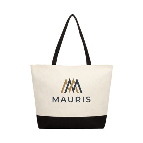 Branded Linen Tote Bag