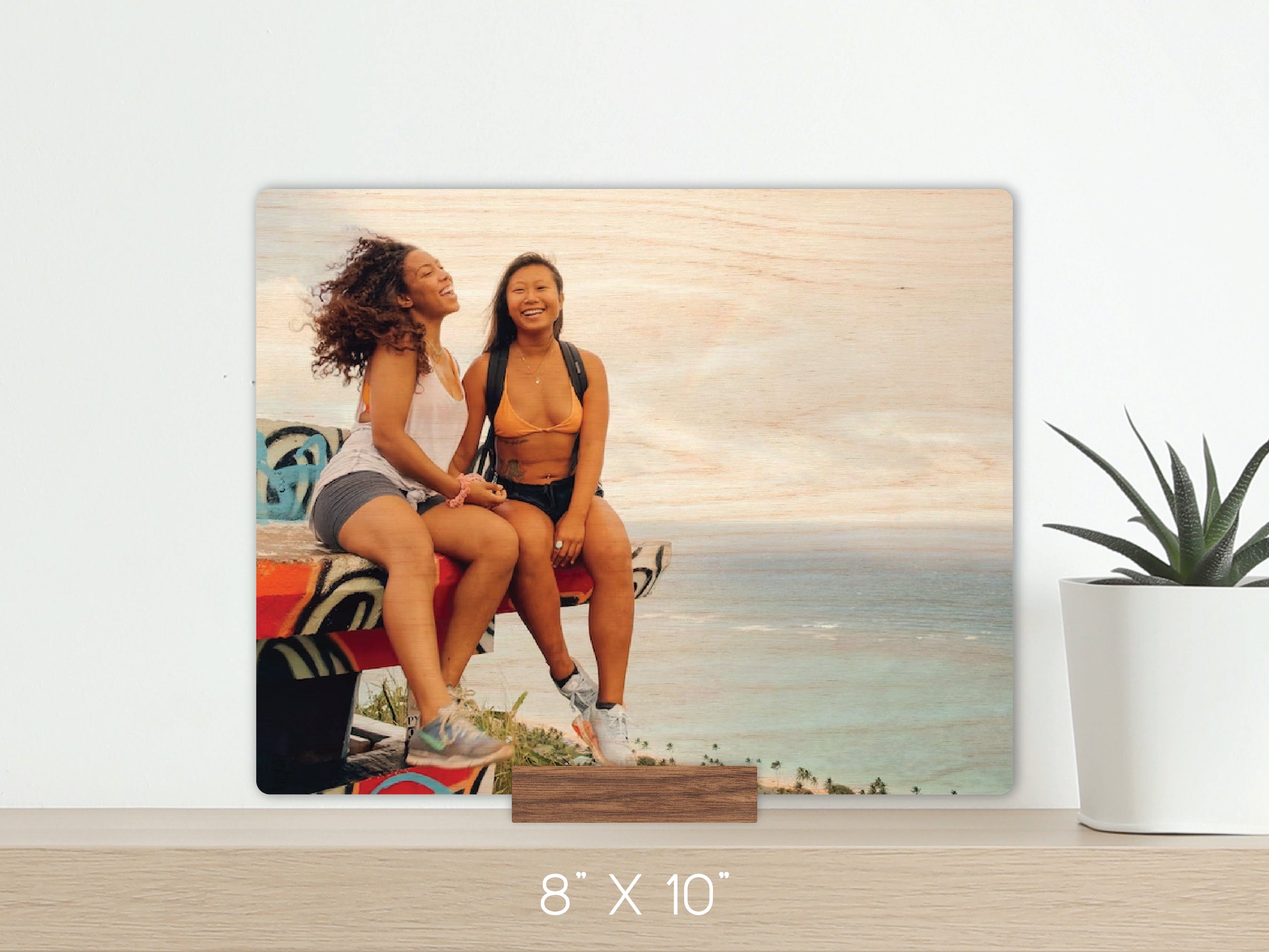 8x10 Wood Photo with Stand