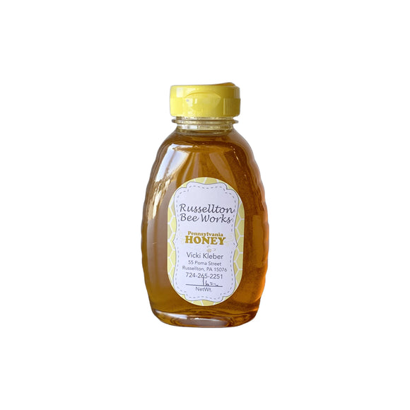 16oz Bottle of Honey from Russellton Bee Works