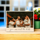 Mother's Day Vintage Wood Photo - You, Me, and the Kids-3