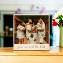 Mother's Day Vintage Wood Photo - You, Me, and the Kids-2