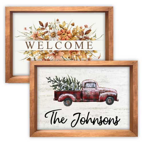 <h3>Personalized Wooden Signs</h3>