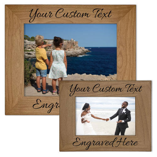 Personalized Engraved Wooden Picture Frame