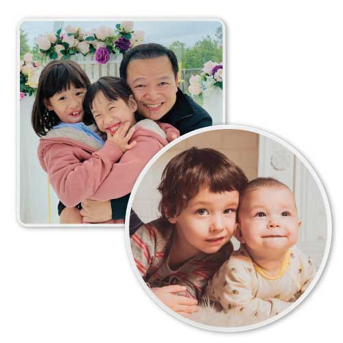 <h3>Photo Drink Coasters</h3>