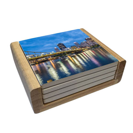 Ceramic Photo Coaster Set