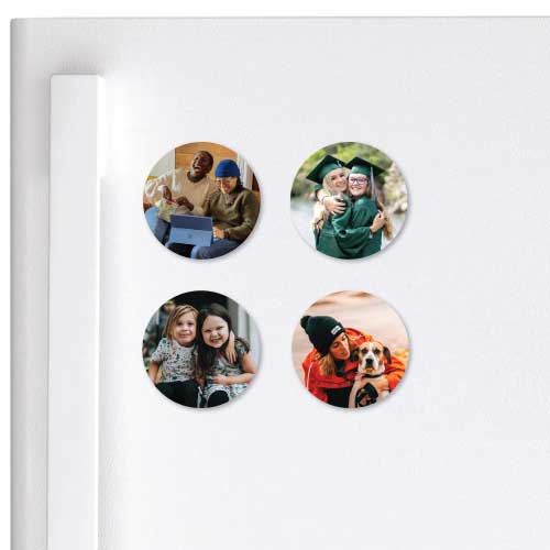 Wood Photo Magnet Set