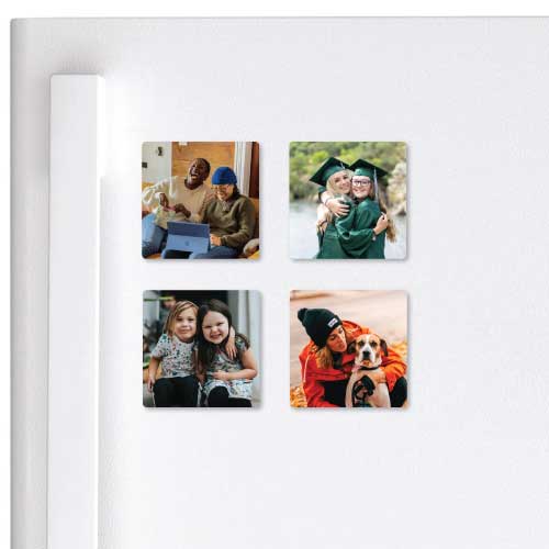 Wood Photo Magnet Set - 0