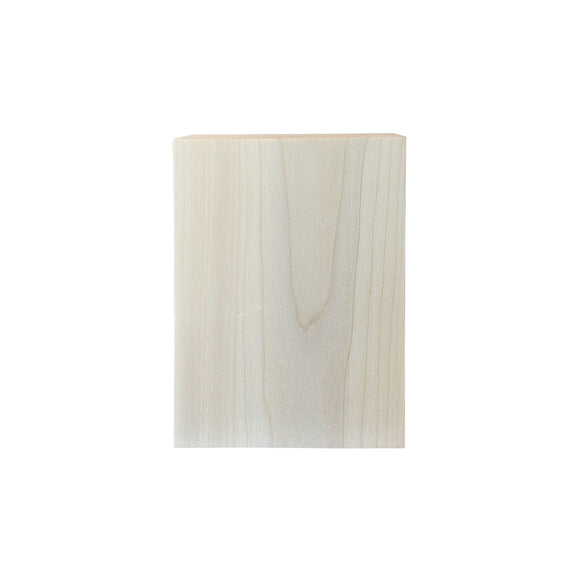 Red Bird Gift Company custom blank wood block for personalized photo printing with visible natural wood grain