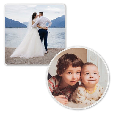 Red Bird Gift Company custom wood photo coasters