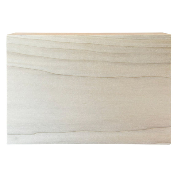 Red Bird Gift Company thick solid wood block for custom UV photo printing with visible natural grain texture