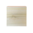 Red Bird Gift Company custom square wood block with natural grain, perfect for rustic personalized photo decor.