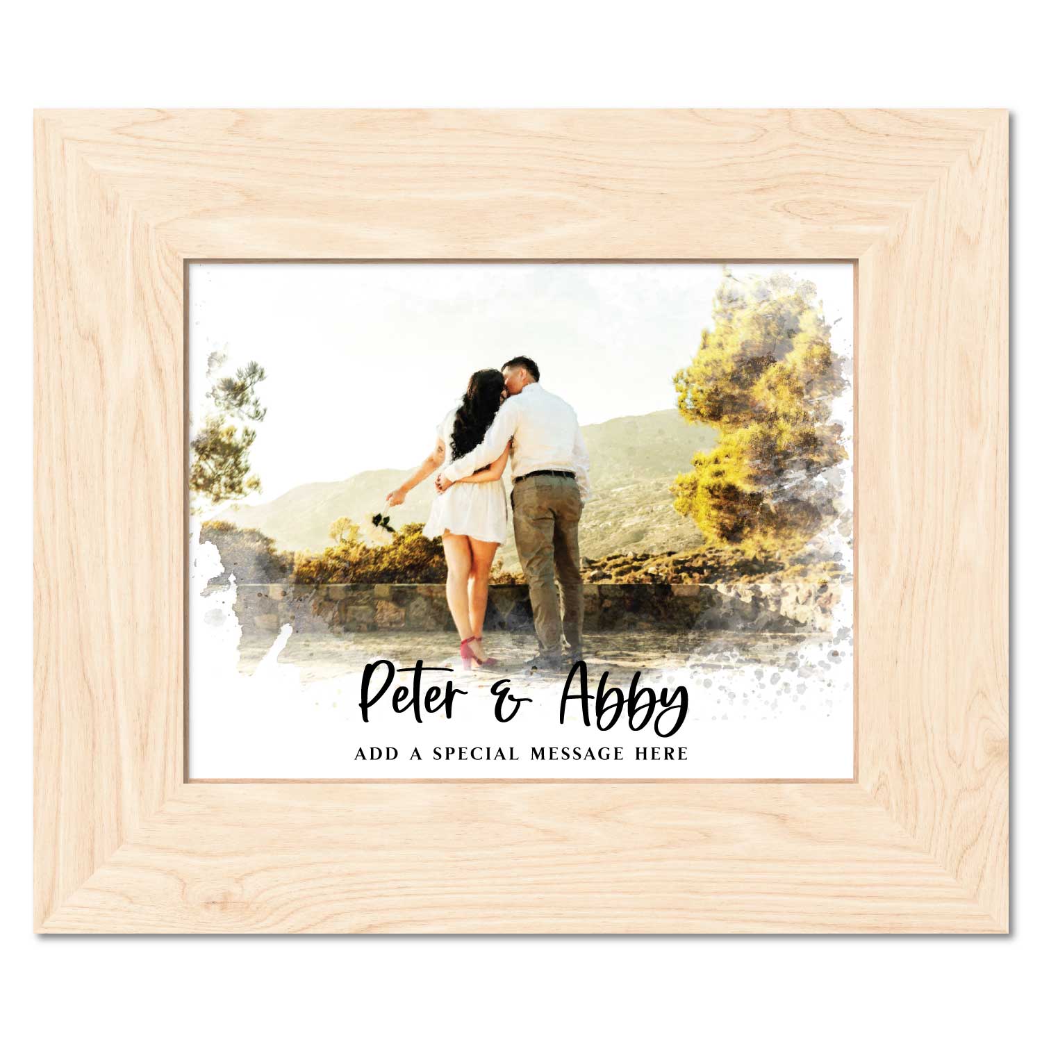 Wedding Watercolor Portrait