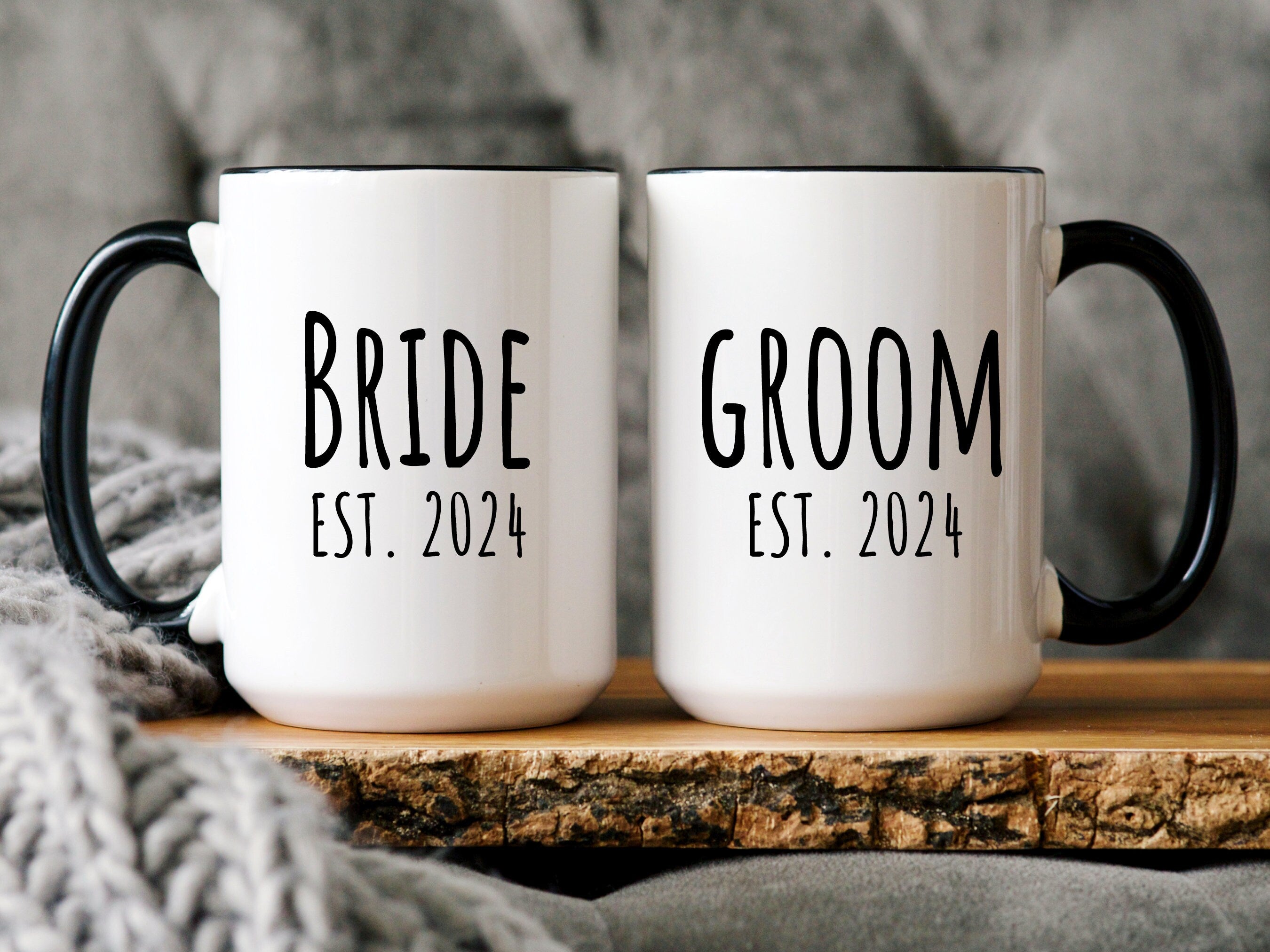 Bride and Groom Mug Set - 0
