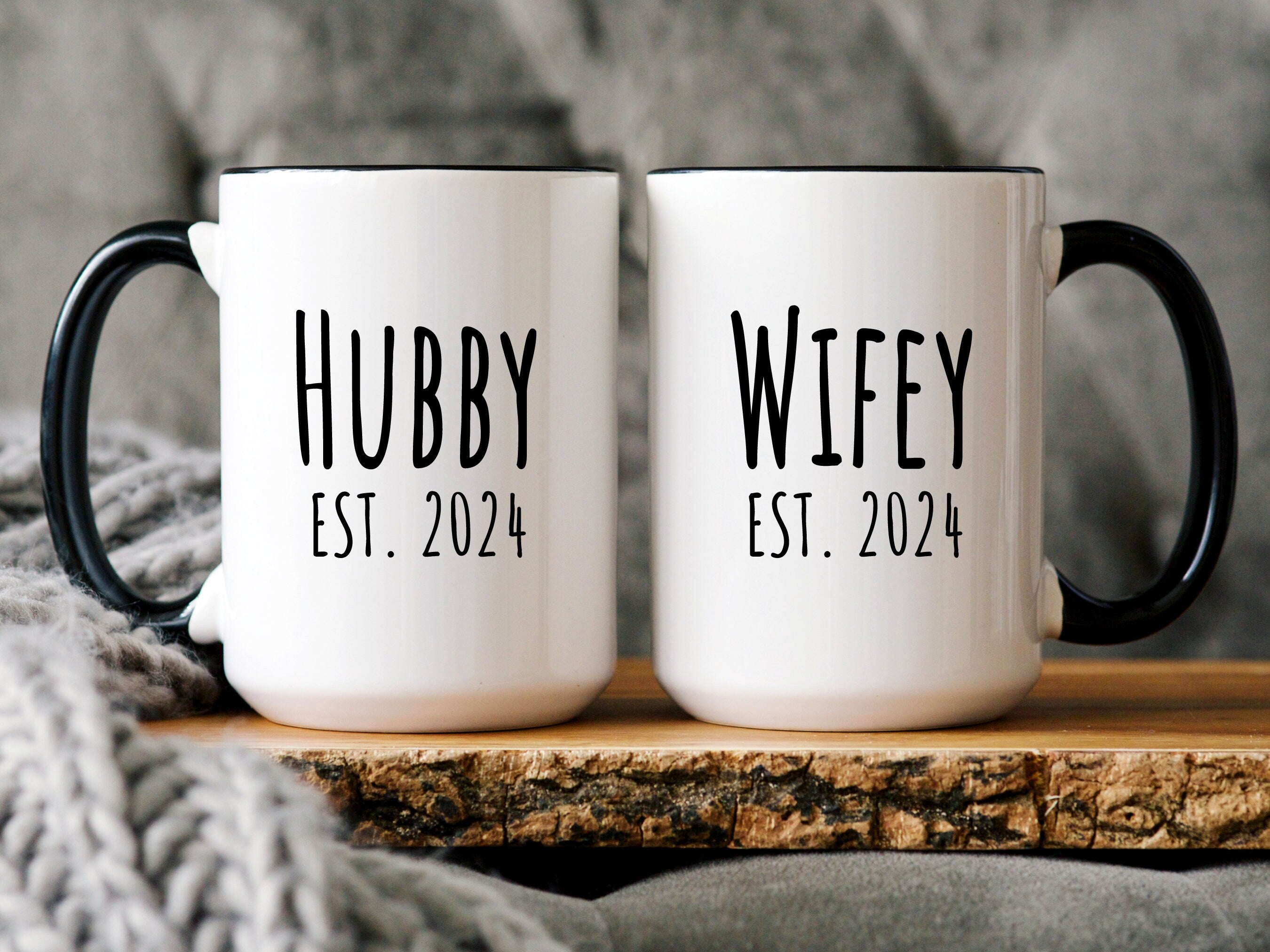 Hubby and Wifey Mug Set - 0