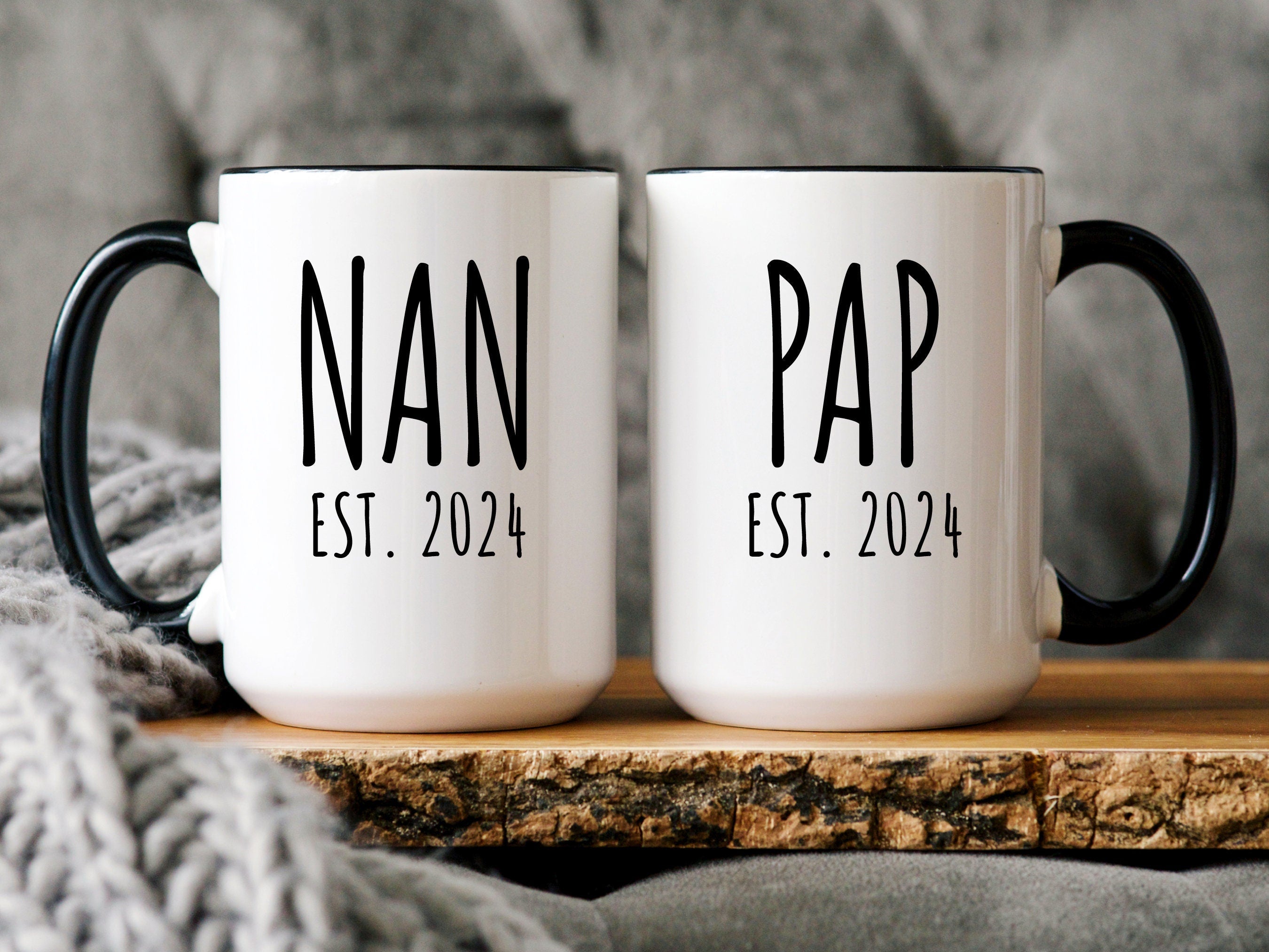 Nan and Pap Mug Set - 0