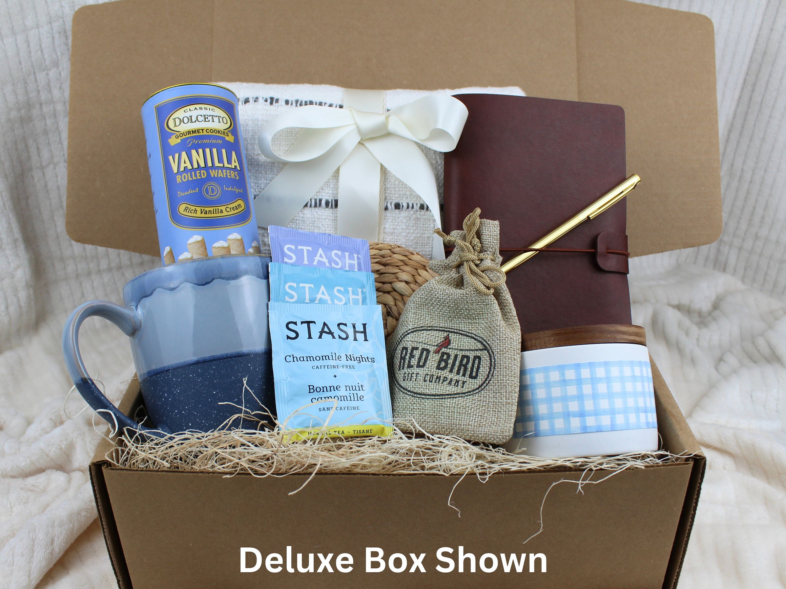 Sending A Hug Gift Box - Blue Mug
